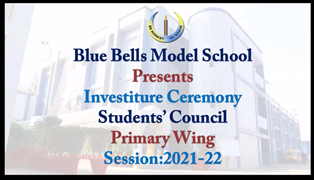  Investiture Ceremony - Primary Wing